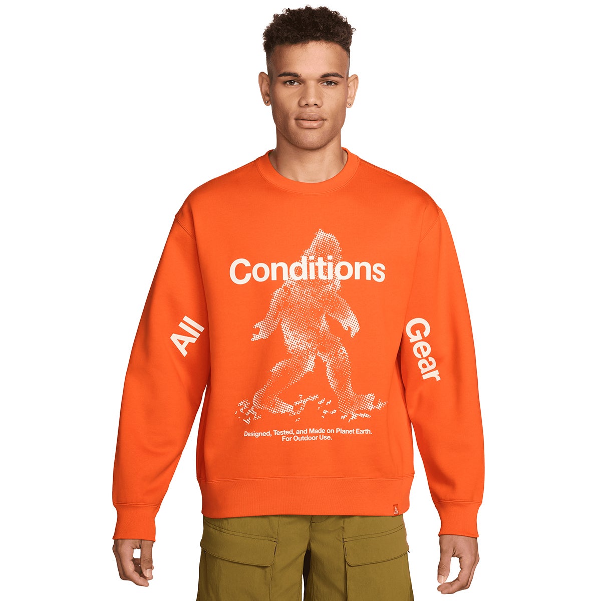 nike acg orange hoodie