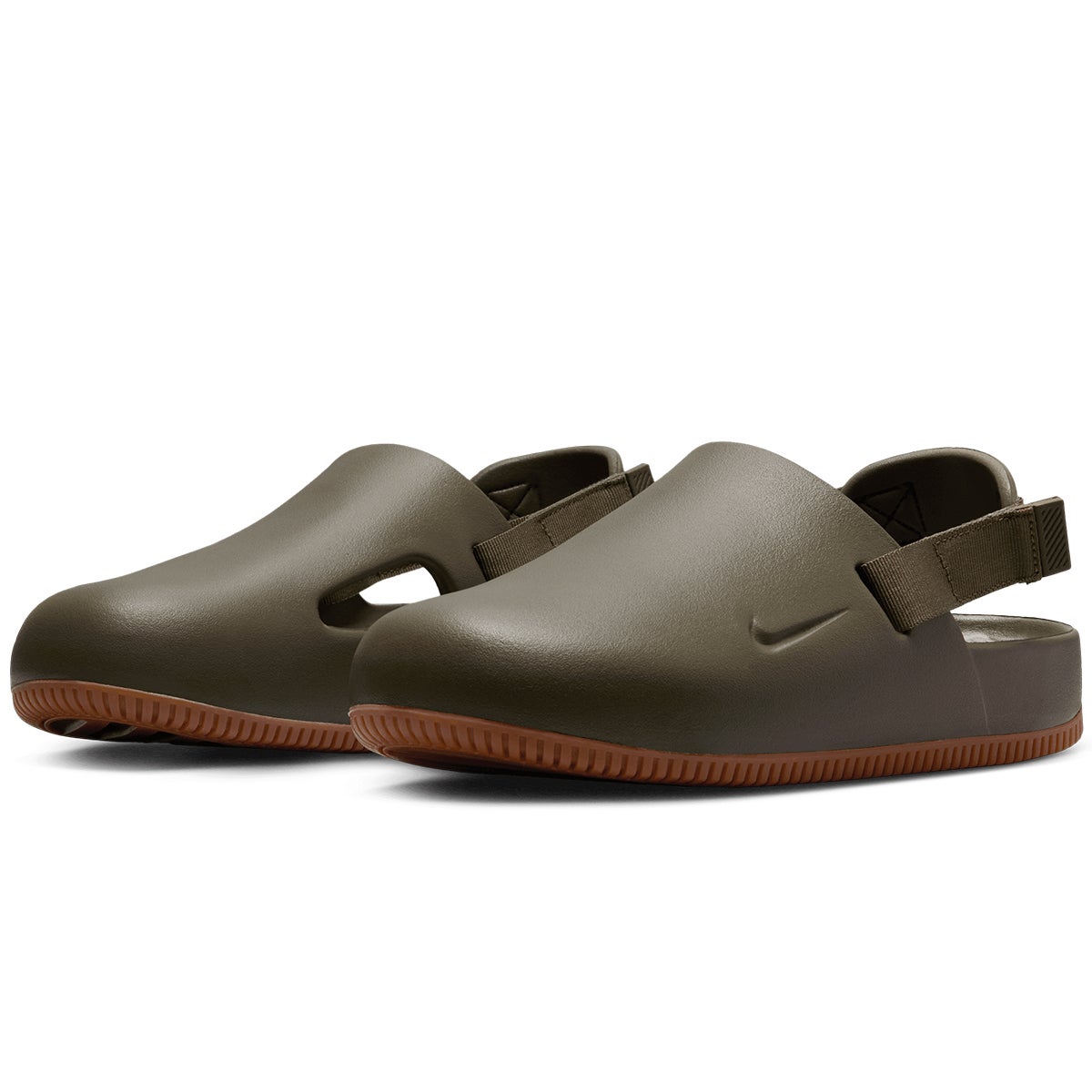 靴 Nike Calm Men's Mule 28 Medium Olive Gum Nike Calm Men's Mule 28 Medium Olive Gum サンダル スリッポン