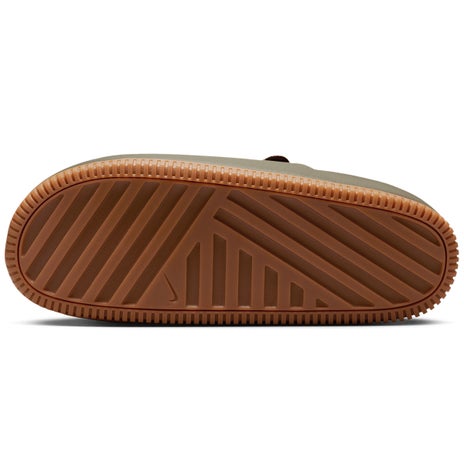 Nike Calm Mule in Medium Olive/Gum Medium Brown
