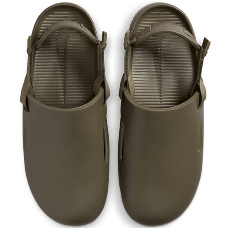Nike Calm Mule in Medium Olive/Gum Medium Brown