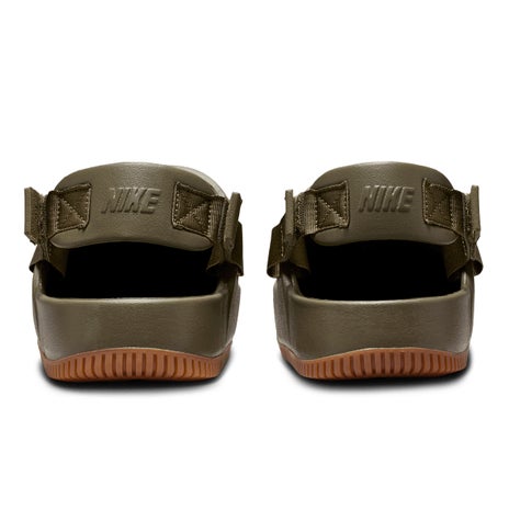Nike Calm Mule in Medium Olive/Gum Medium Brown