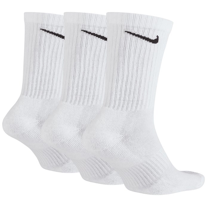Nike Everyday Cushioned Training Crew Sock 6 Pack in White/Black