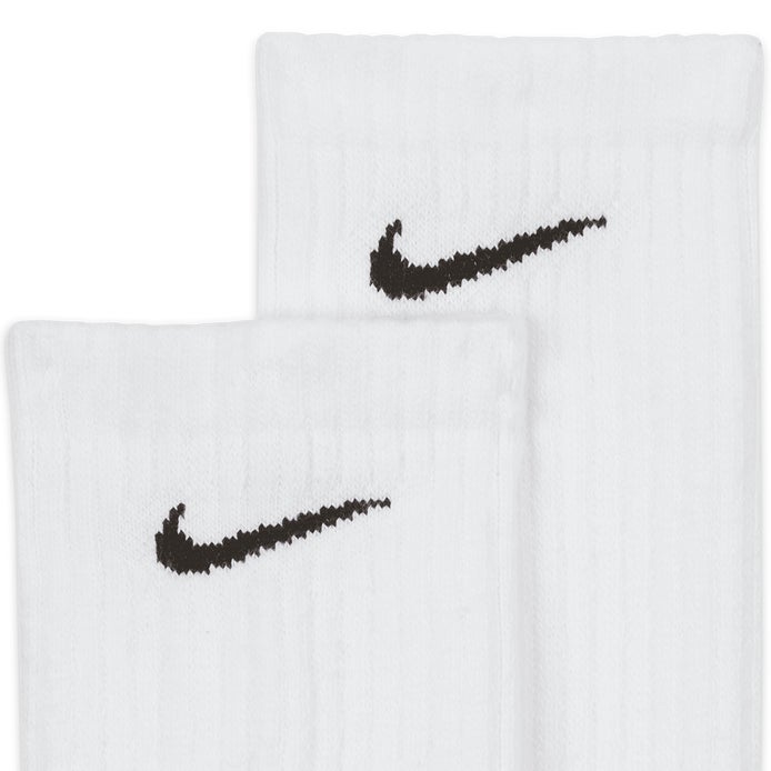 Nike Everyday Cushioned Training Crew Sock 6 Pack in White/Black