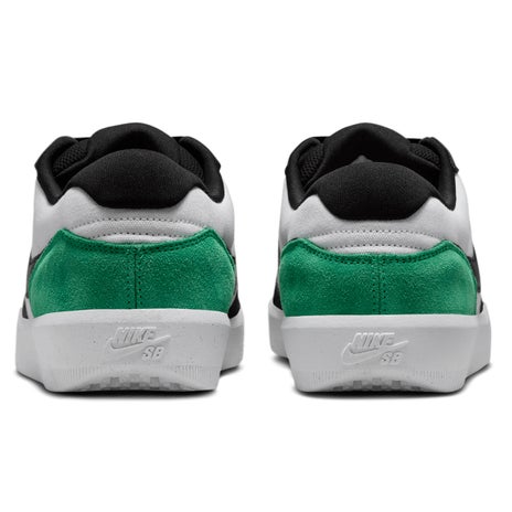 Nike Force 58 Shoe in White/Black/Stadium Green