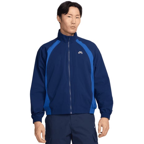 Nike Full Zip Woven Jacket in Blue Void/Game Royal/White