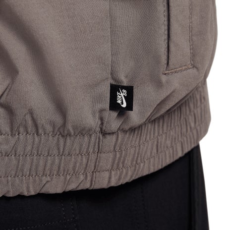 Nike Full Zip Woven Jacket in Sequoia/Cave Stone/White