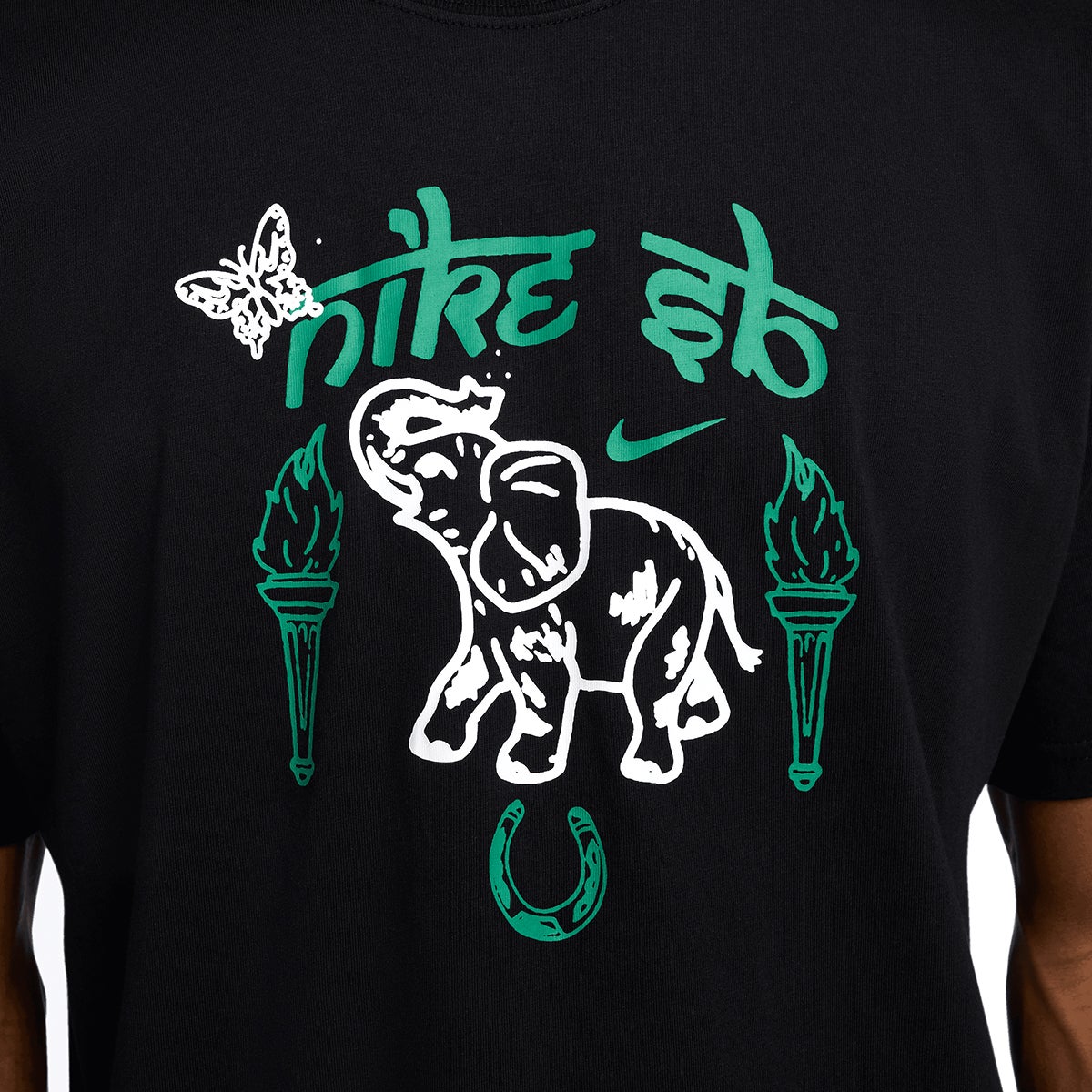 Nike M90 OC Elephant Tee in Black | Boardertown