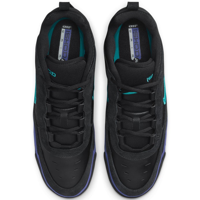 Nike SB Air Max Ishod Shoe in Black/Dusty Cactus/Violet