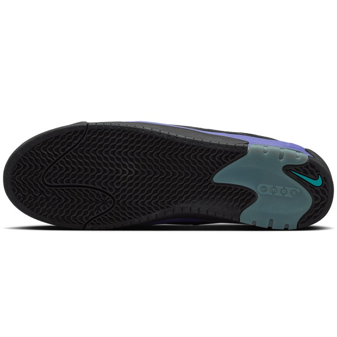 Nike SB Air Max Ishod Shoe in Black/Dusty Cactus/Violet