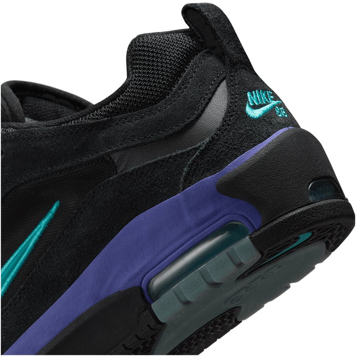 Nike SB Air Max Ishod Shoe in Black/Dusty Cactus/Violet