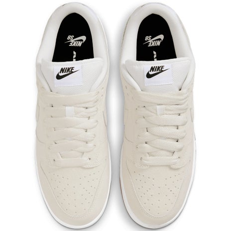 Nike SB Dunk Low Pro B Shoe in Pale Ivory/White