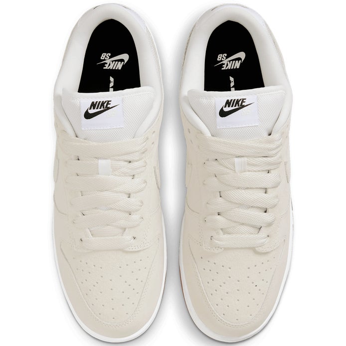 Nike SB Dunk Low Pro B Shoe in Pale Ivory/White
