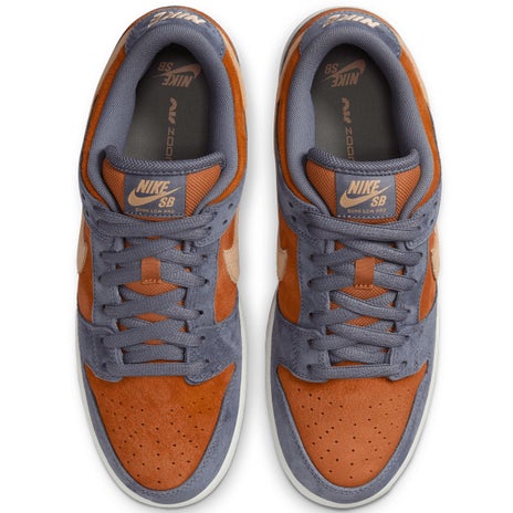 Nike SB Dunk Low Pro Light Carbon Monarch Shoe in Carbon/Sesame/Monarch