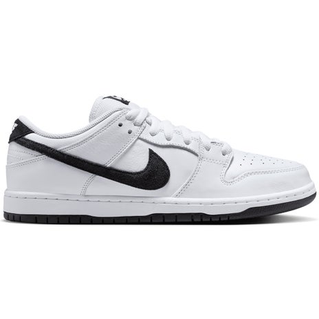 Nike SB Dunk Low Pro Shoe in White/Black