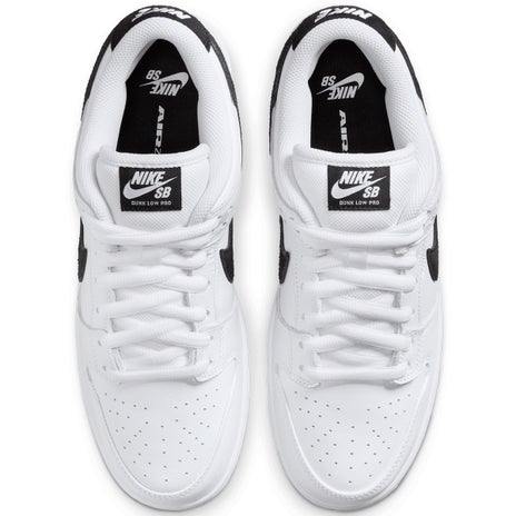 Nike SB Dunk Low Pro Shoe in White/Black