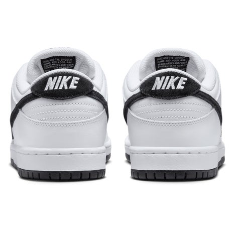 Nike SB Dunk Low Pro Shoe in White/Black