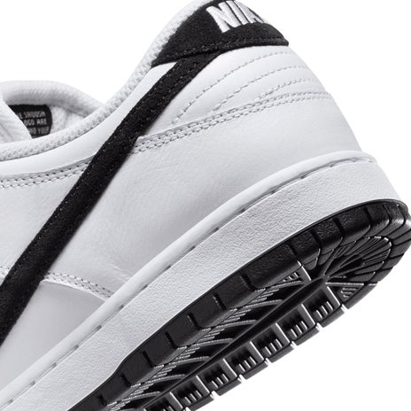 Nike SB Dunk Low Pro Shoe in White/Black