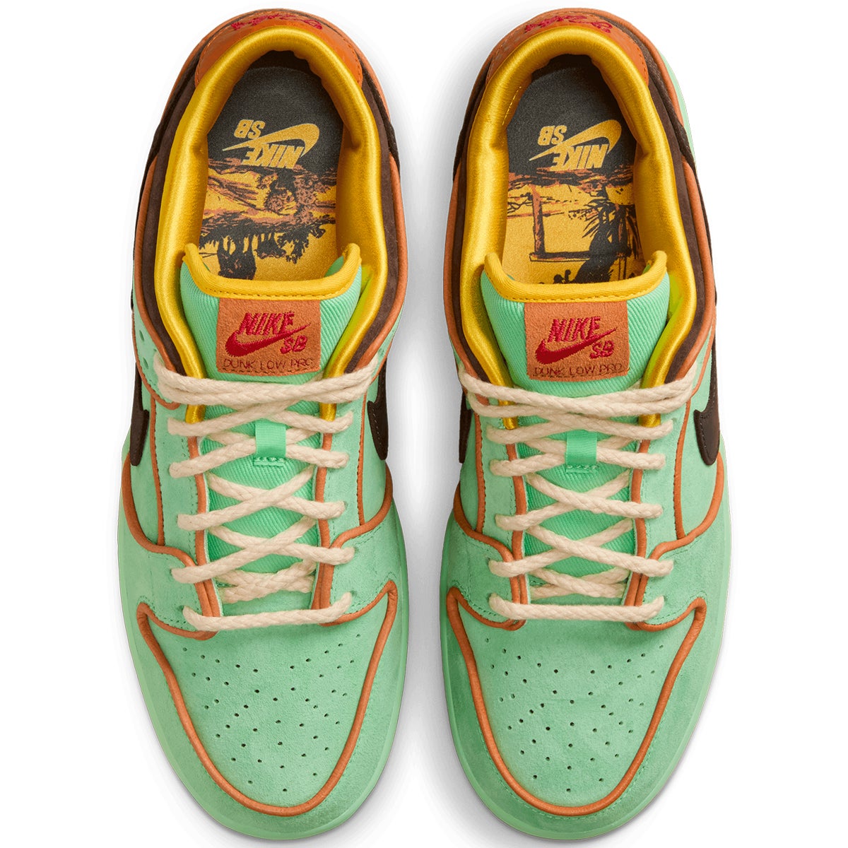 Nike SB Dunk Low Pro x BHM Shoe in Tourmaline/Baroque Brown 