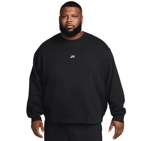 Nike SB Essentials Logo Crew in Black/White