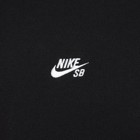Nike SB Essentials Logo Crew in Black/White