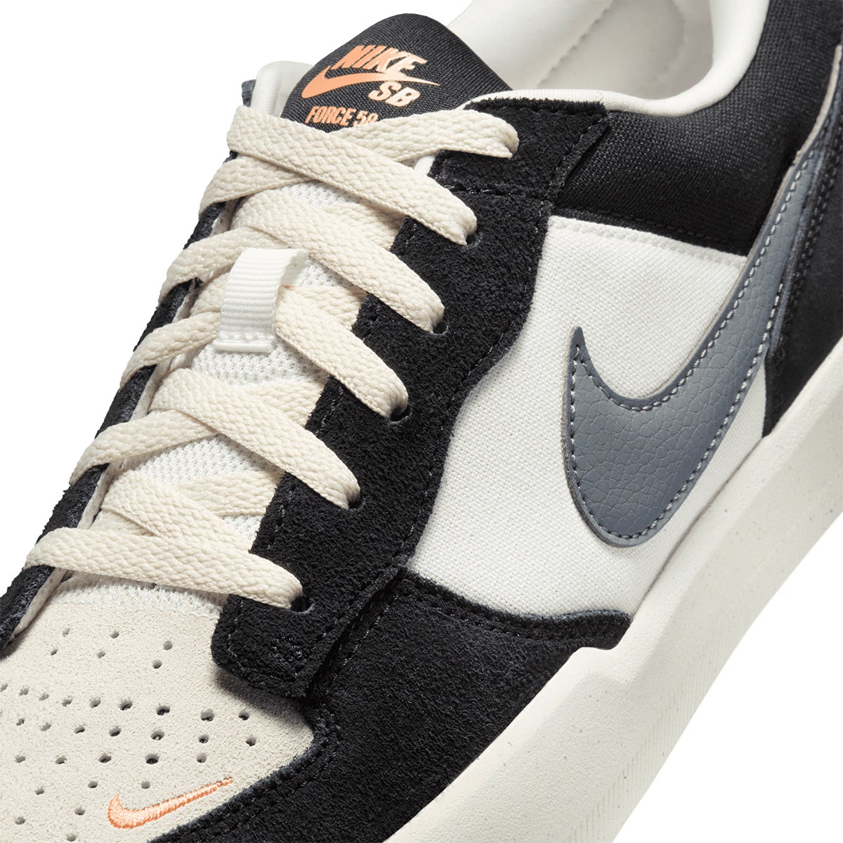 Nike SB Force 58 Shoe in Black/Cool Grey/White | Boardertown