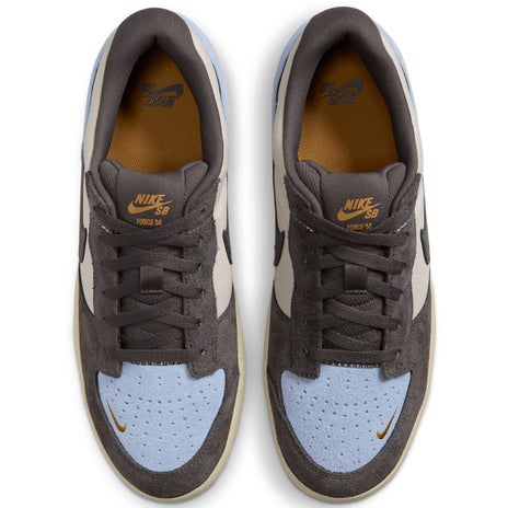 Nike SB Force 58 Shoe in Orewood Brown/Ash/Psychic Blue