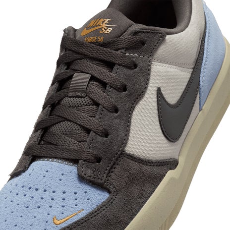 Nike SB Force 58 Shoe in Orewood Brown/Ash/Psychic Blue