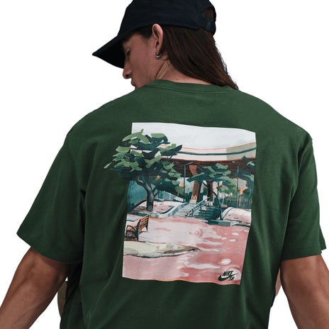 Nike SB Max 90 Skate Tee in Green