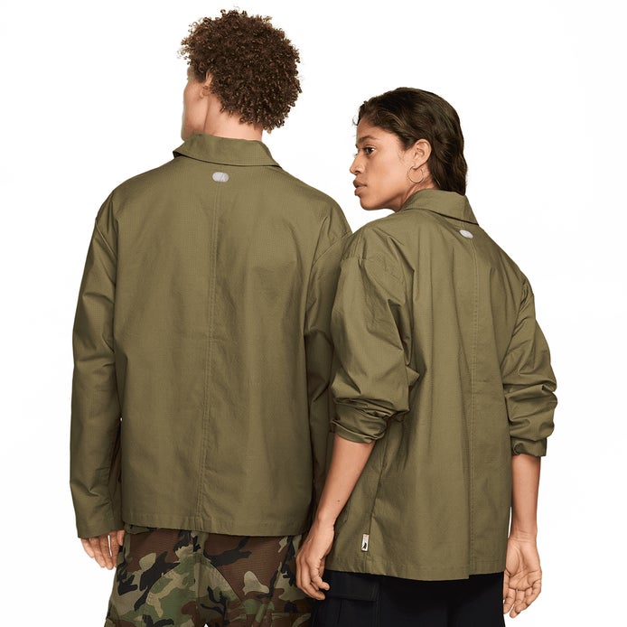 Nike SB Olympic Agnostic Chore Jacket in Medium Olive/White