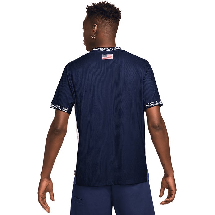Nike SB Olympic USA S/S Jersey in Obsidian/Bright Crimson/White