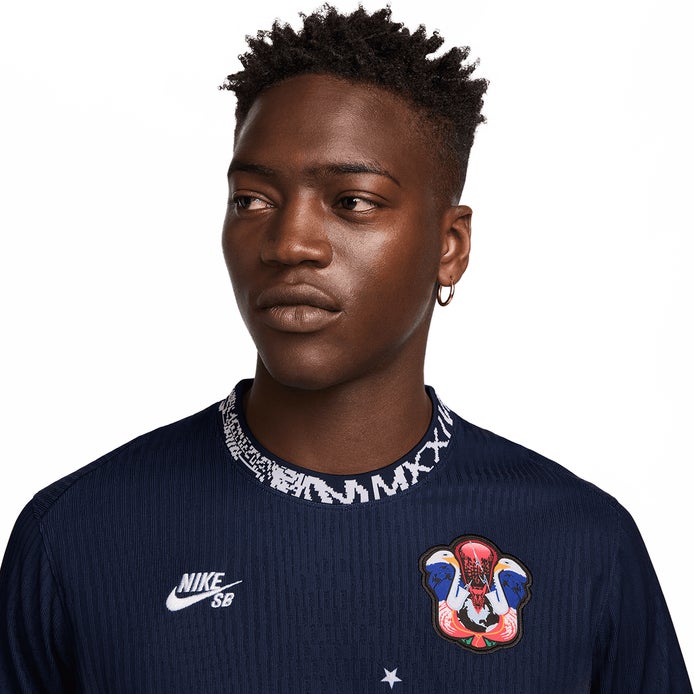 Nike SB Olympic USA S/S Jersey in Obsidian/Bright Crimson/White