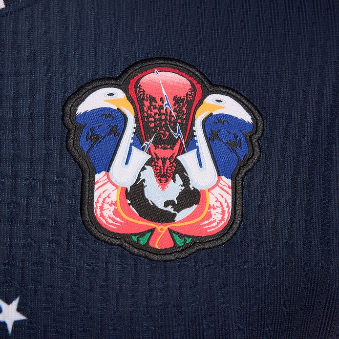 Nike SB Olympic USA S/S Jersey in Obsidian/Bright Crimson/White