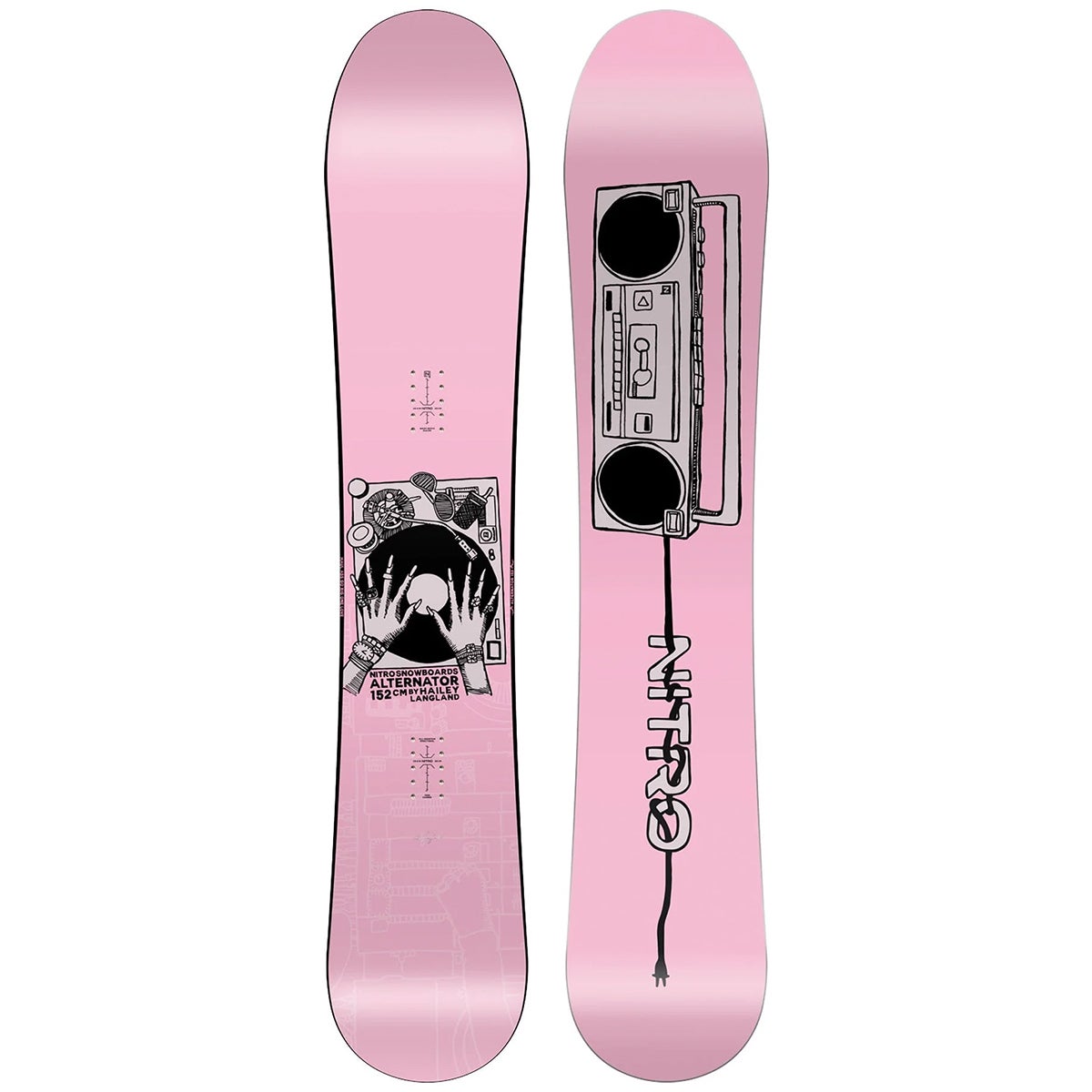 Nitro Alternator X Hailey Snowboard 2026 in Multi