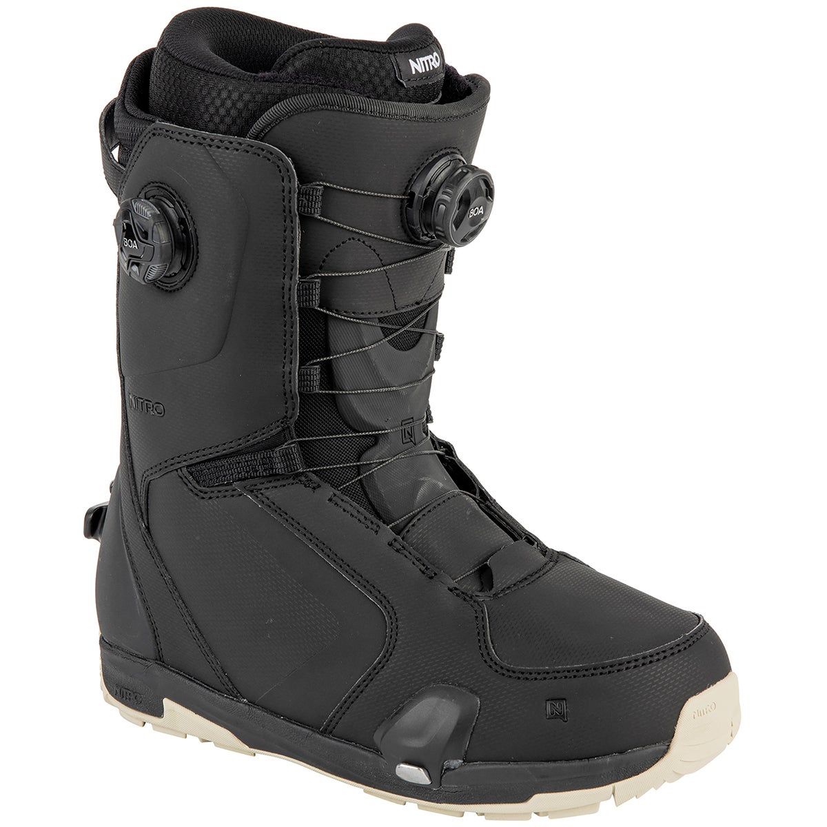 Nitro Darkseid Step On Boa Snowboard Boots in Black Boardertown