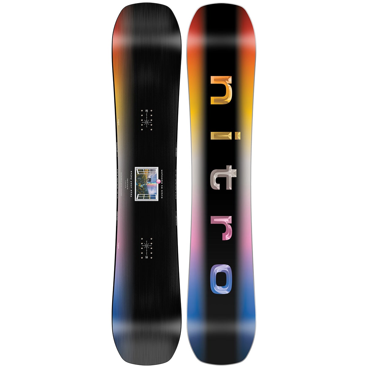 Nitro Optisym Snowboard 2025 in Multi Boardertown