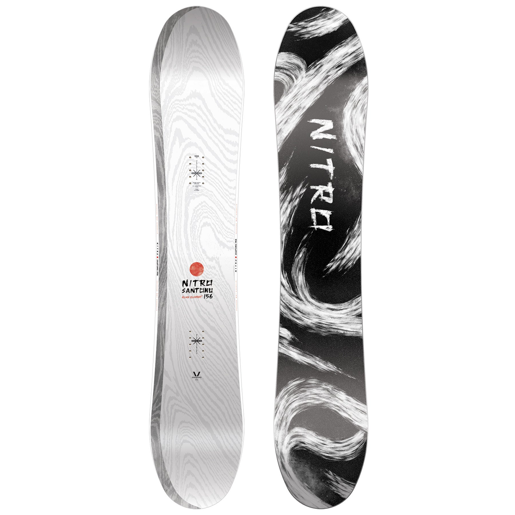 Nitro Santoku Snowboard 2022 in 156 Boardertown