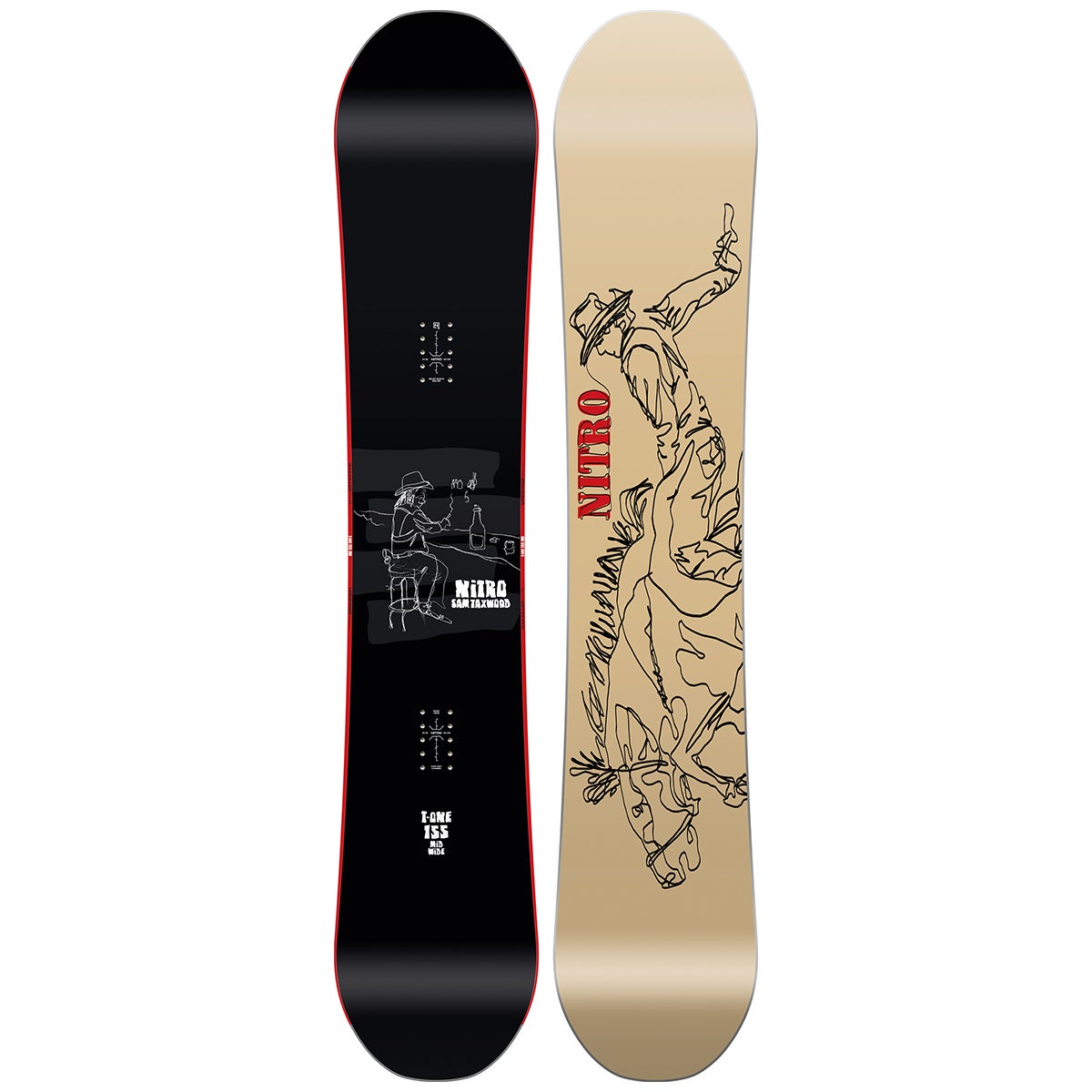 Nitro T1 x Sam Taxwood Snowboard 2027 in Multi | Boardertown