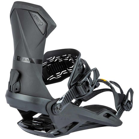 Nitro Team Snowboard Bindings in Ultra Black