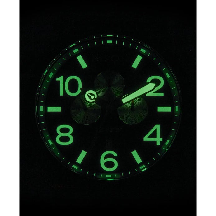 Nixon 51-30 Chrono Watch in Silver/Midnight