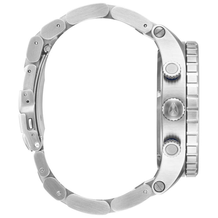 Nixon 51-30 Chrono Watch in Silver/Midnight
