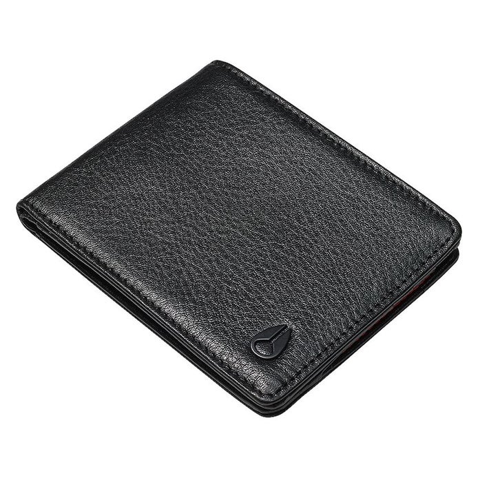 Nixon Cape Leather Wallet in Black