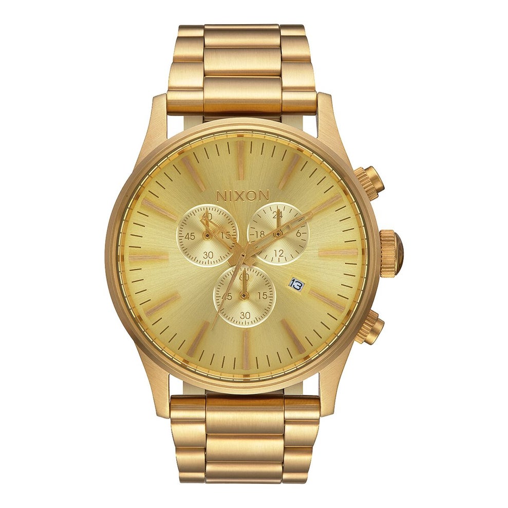 NIXON CHRONO シャンパンゴールド Nixon 51-30 Chrono Gold/Green 