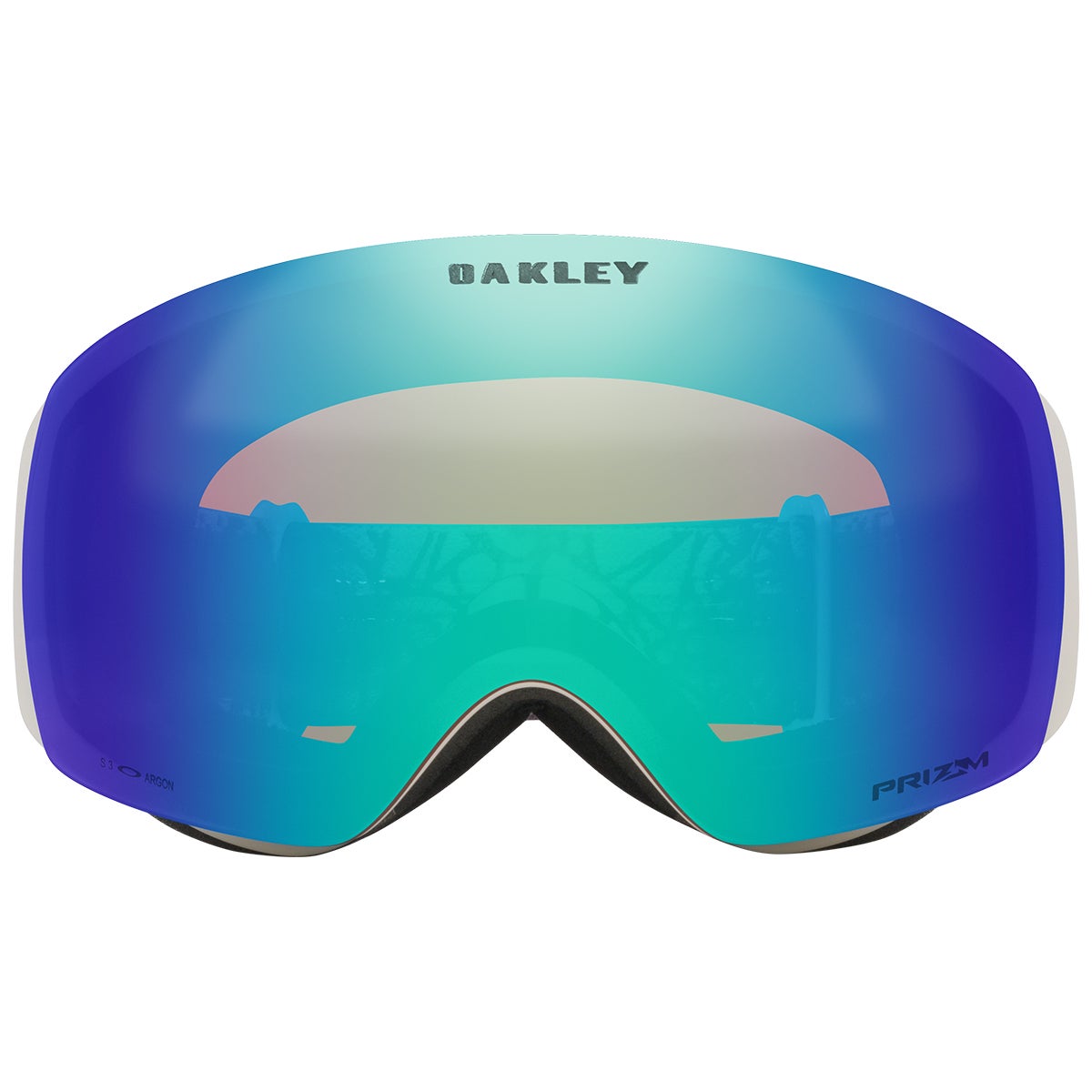 スキー・スノーボードアクセサリー Oakley Flight Deck M PRIZM Argon Iridium Oakley Flight Deck M Prizm Goggles in Toadstall Figures/Argon