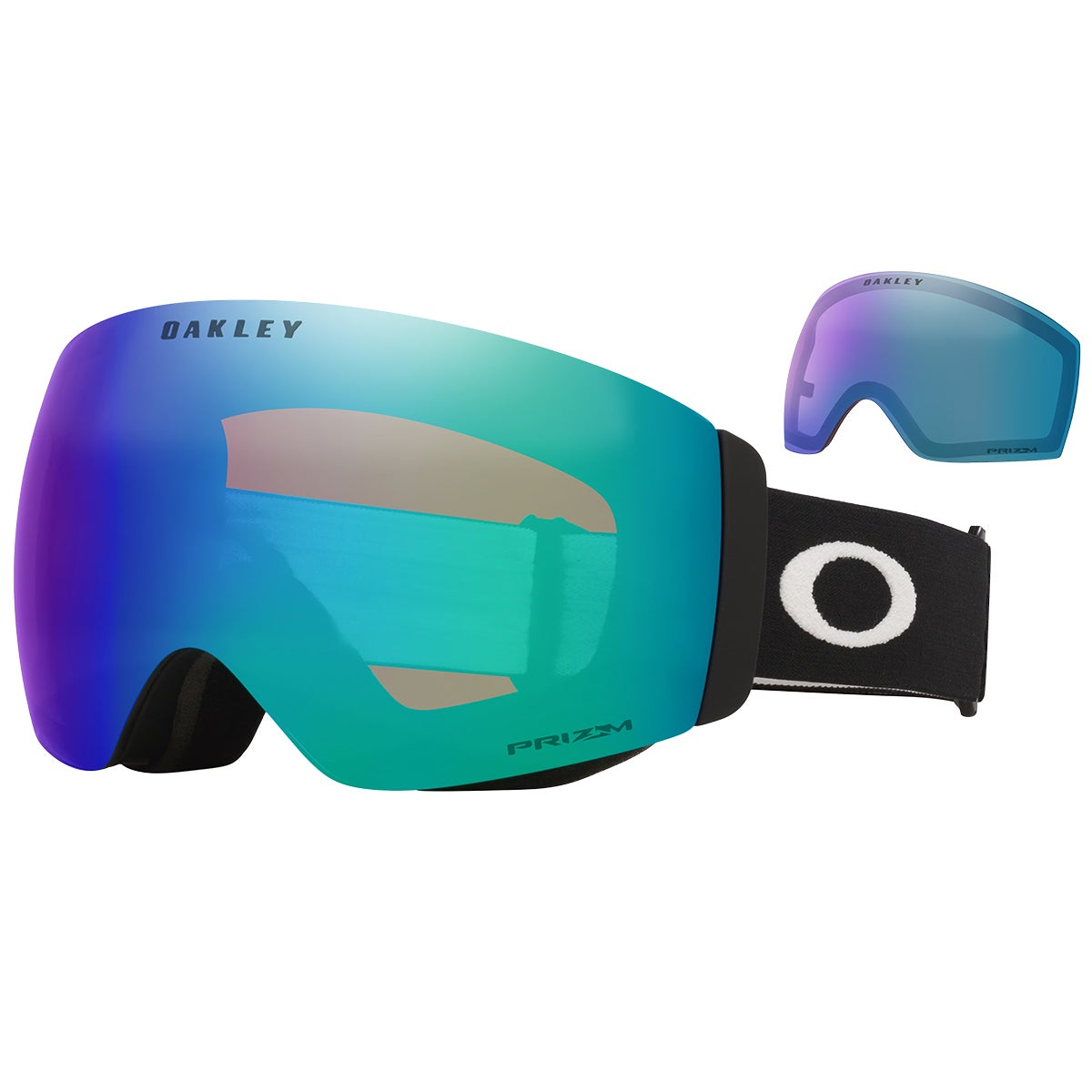 Oakley Flight Deck Pro M Prizm Goggles in Matte Black/Argon & Iced