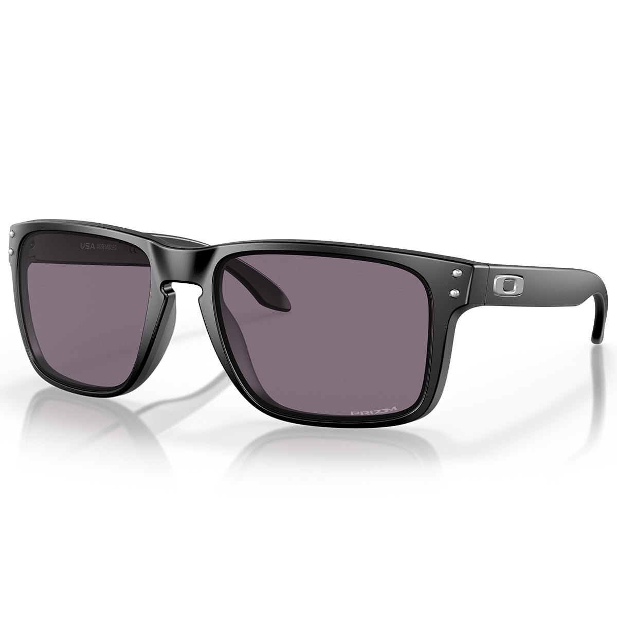 Oakley Holbrook XL Prizm Sunglasses in Mt Blk/Grey | Boardertown