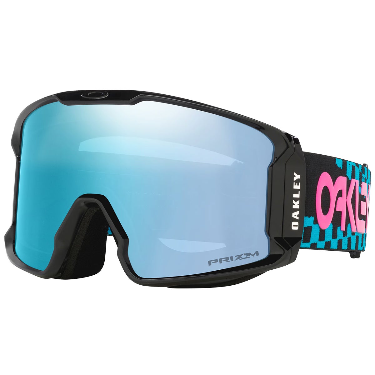 Oakley Line Miner L Prizm Goggles in Chex Black/Sapphire | Boardertown