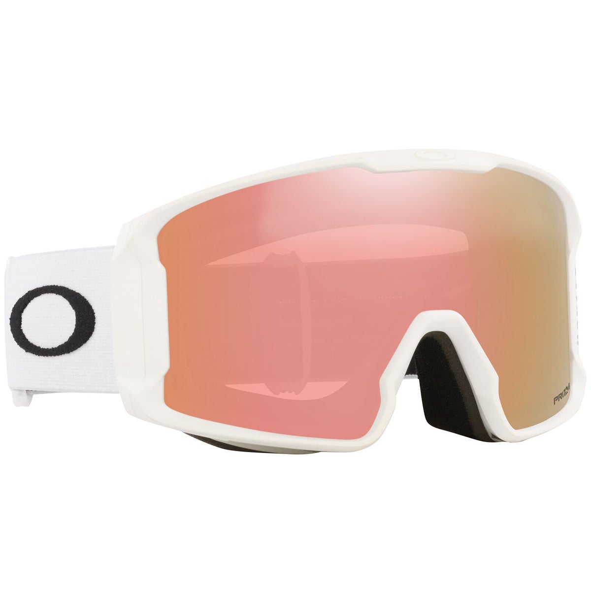 Oakley Line Miner L Prizm Goggles in Matte White/Rose Gold