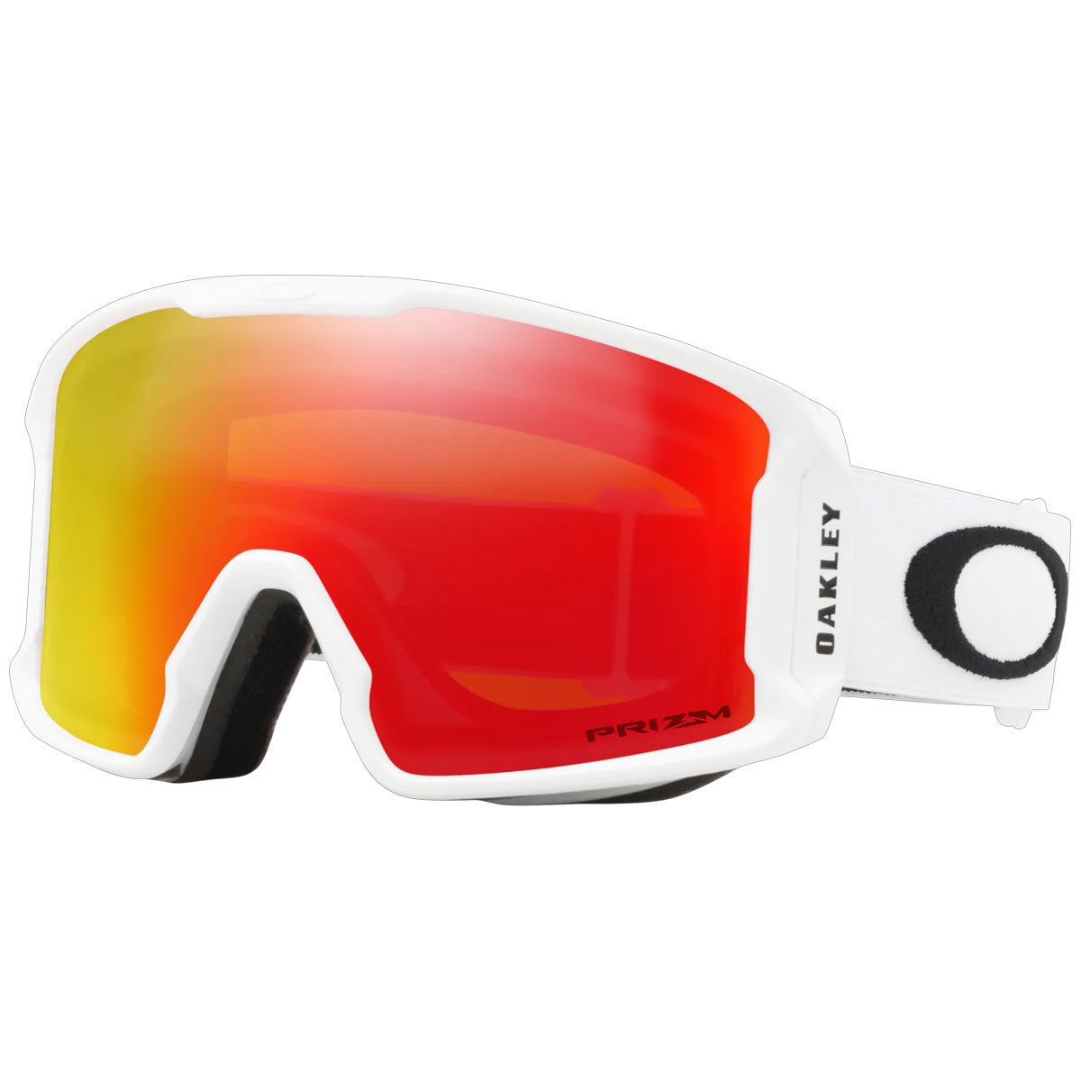 Oakley Line Miner M Prizm Goggles in Matte White/Snow Torch