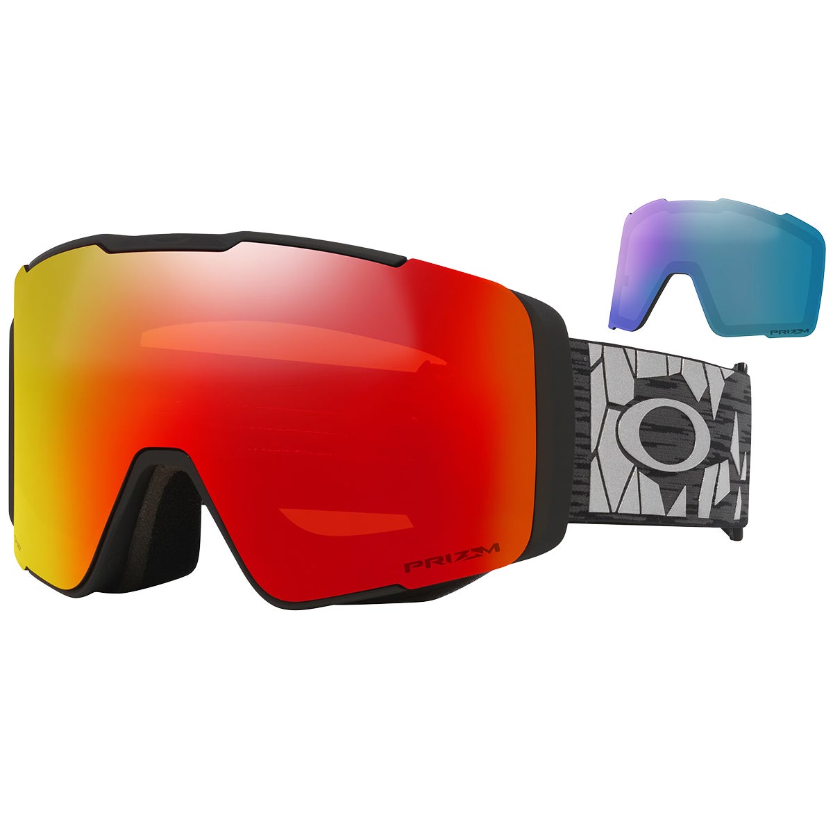 Oakley Line Miner Pro L Asia Fit Prizm Goggles in Black Reinforce