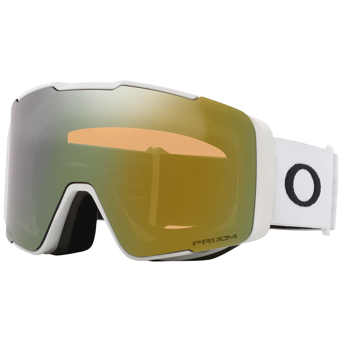 Oakley Line Miner Pro L Prizm Goggles in Matte White/Sage Gold
